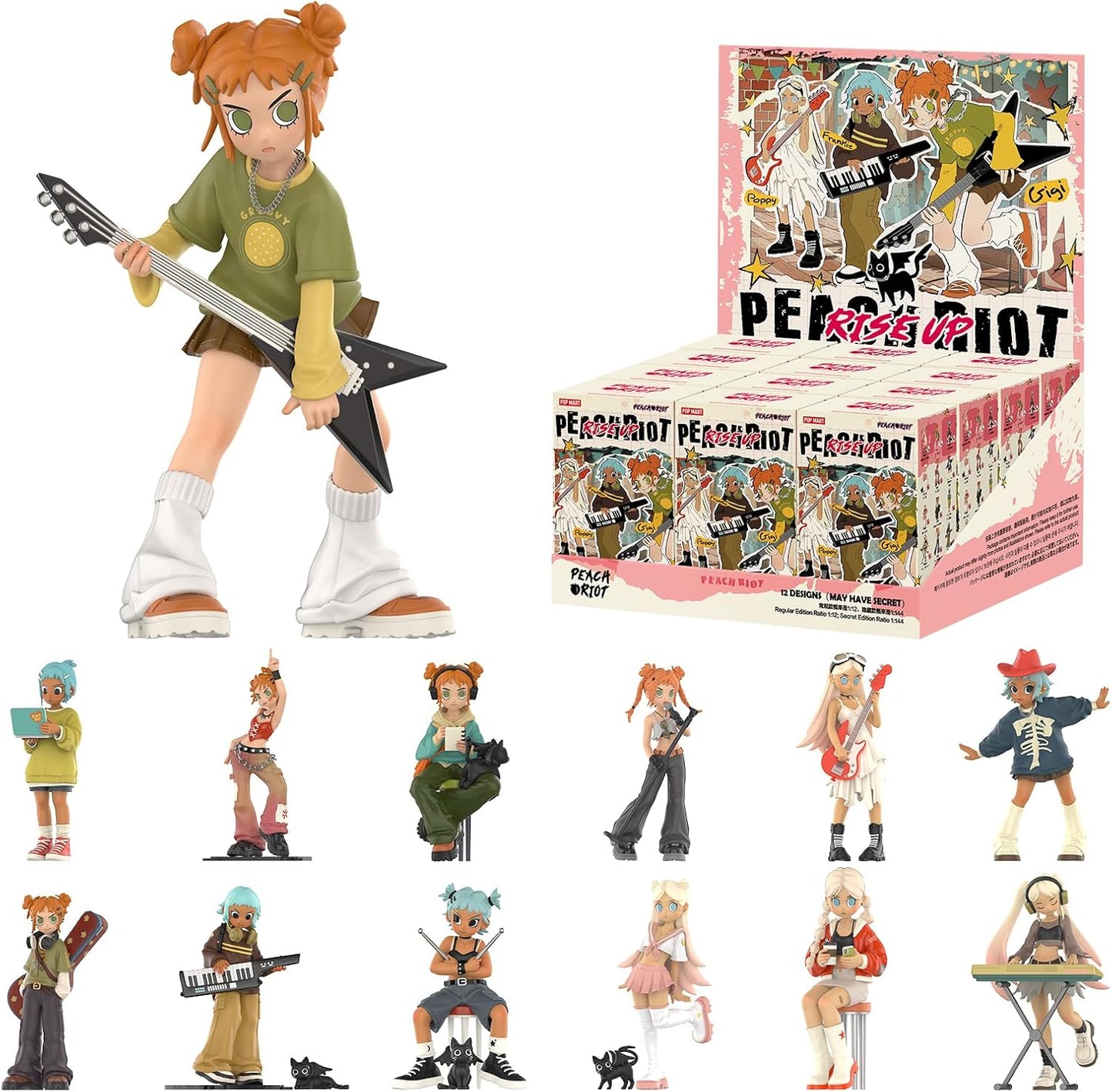 POP MART Peach Riot Rise Up Series Blind Box Confirmed Style