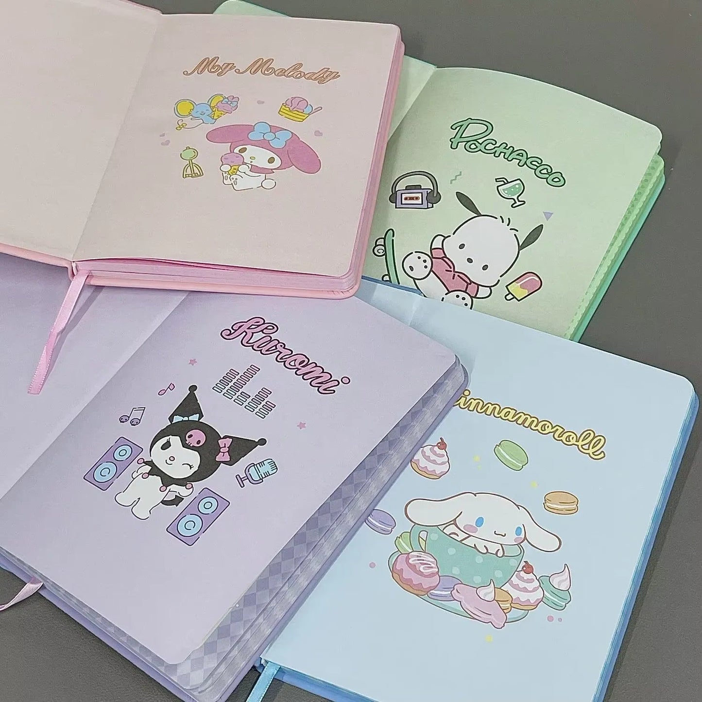 Sanrio A5 My Melody Kuromi Cinnamoroll Pocchaco Notebooks
