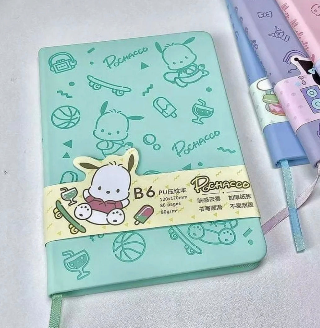 Sanrio A5 My Melody Kuromi Cinnamoroll Pocchaco Notebooks