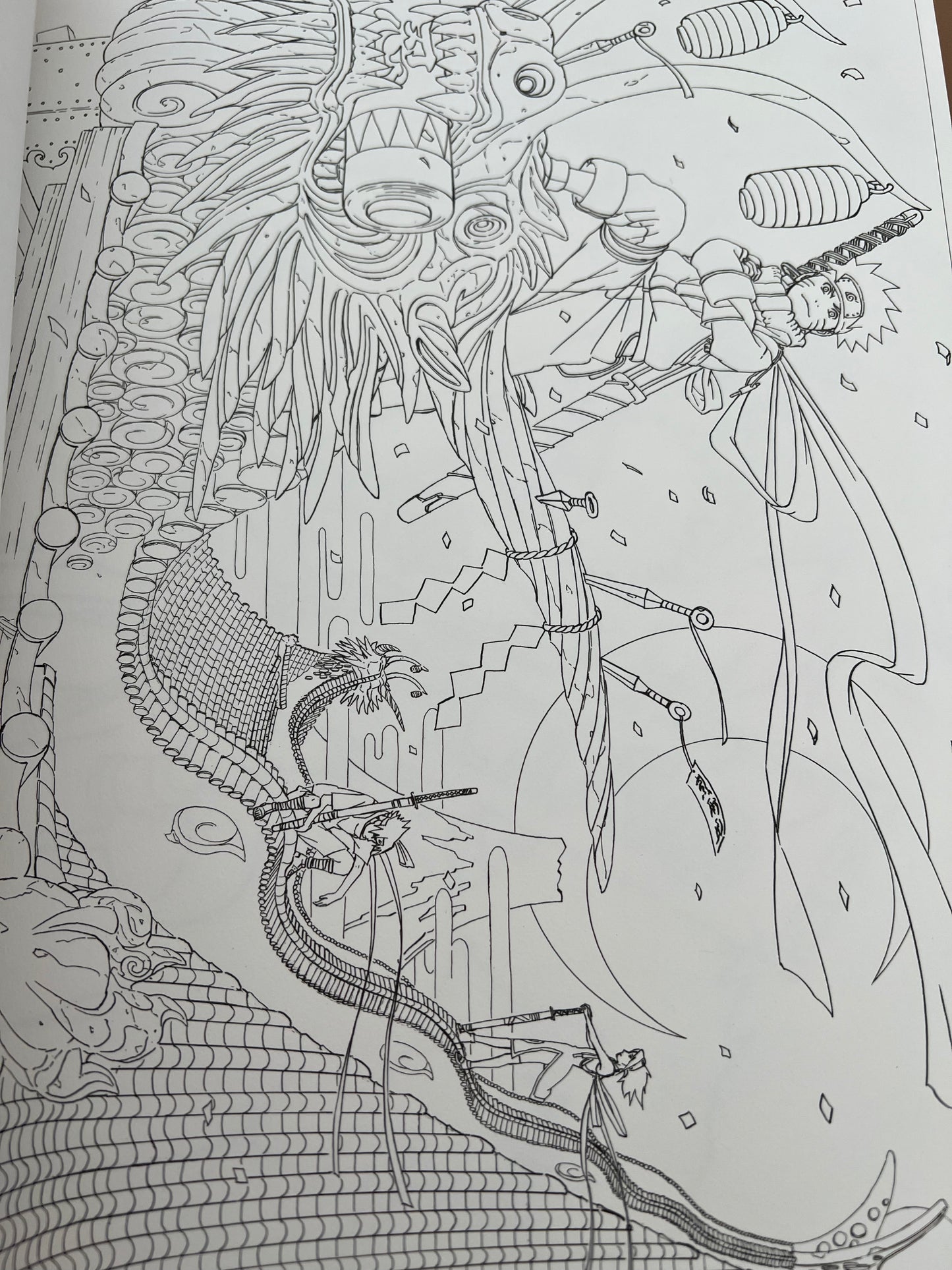 Naruto: Paint Jump Illustration Paint Book - OOP Japan