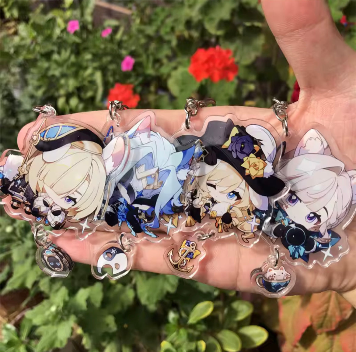 Genshin Impact Il Dottore Acrylic Keychain