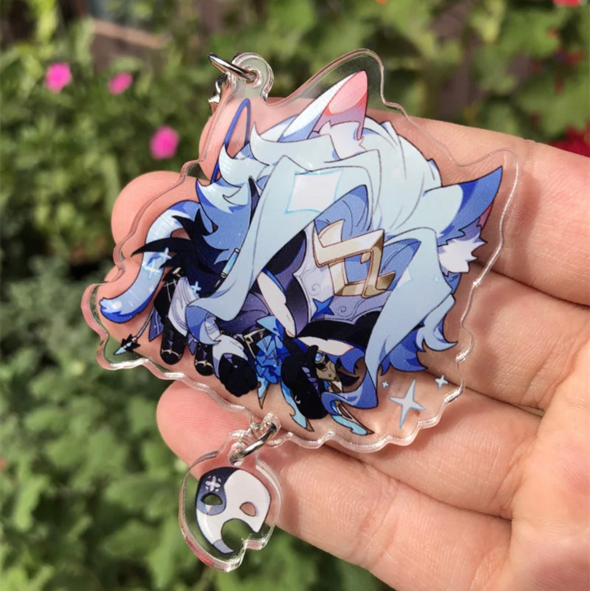 Genshin Impact Il Dottore Acrylic Keychain