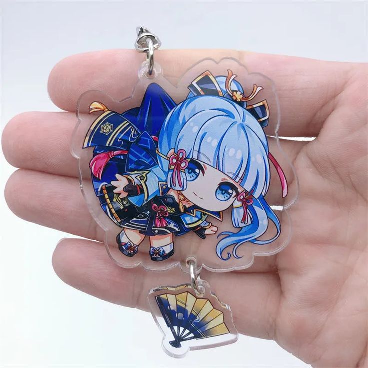 Genshin Impact Ayaka Acrylic Keychain