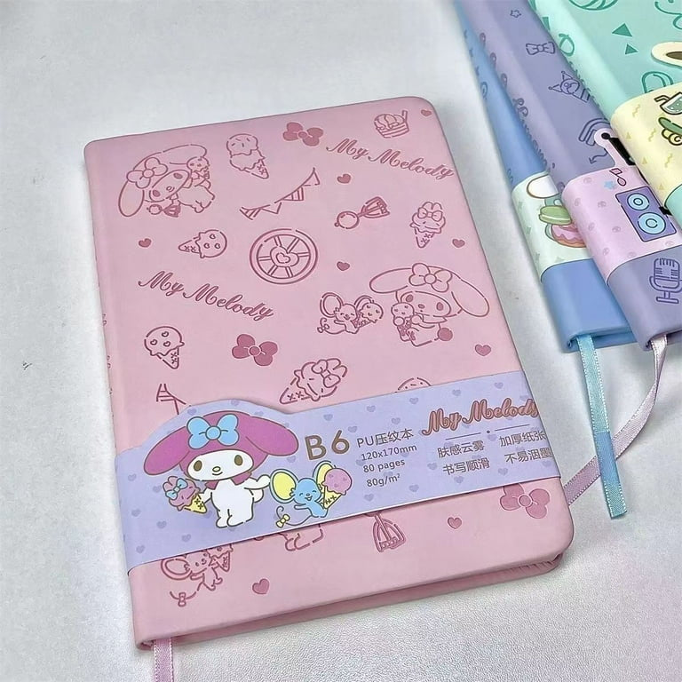 Sanrio A5 My Melody Kuromi Cinnamoroll Pocchaco Notebooks