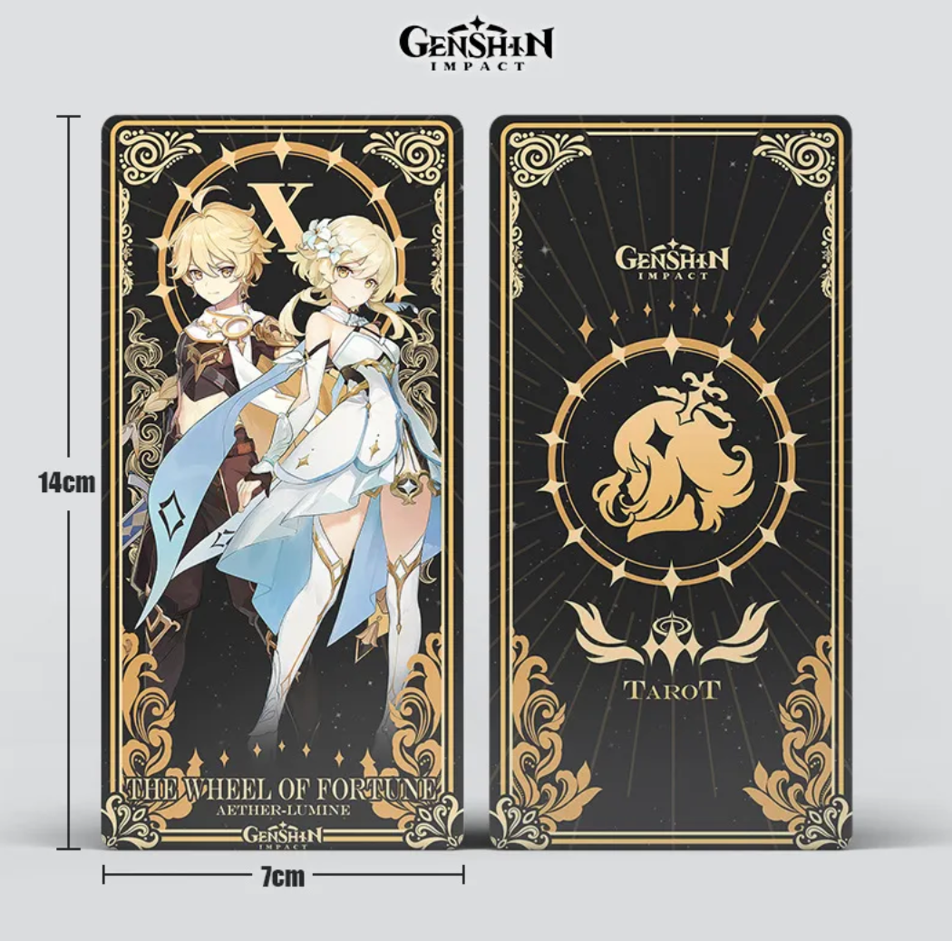 Genshin Impact: Tarrot Deck Cards