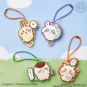 Chiikawa Anoko Pukkuri Rubber Keychain