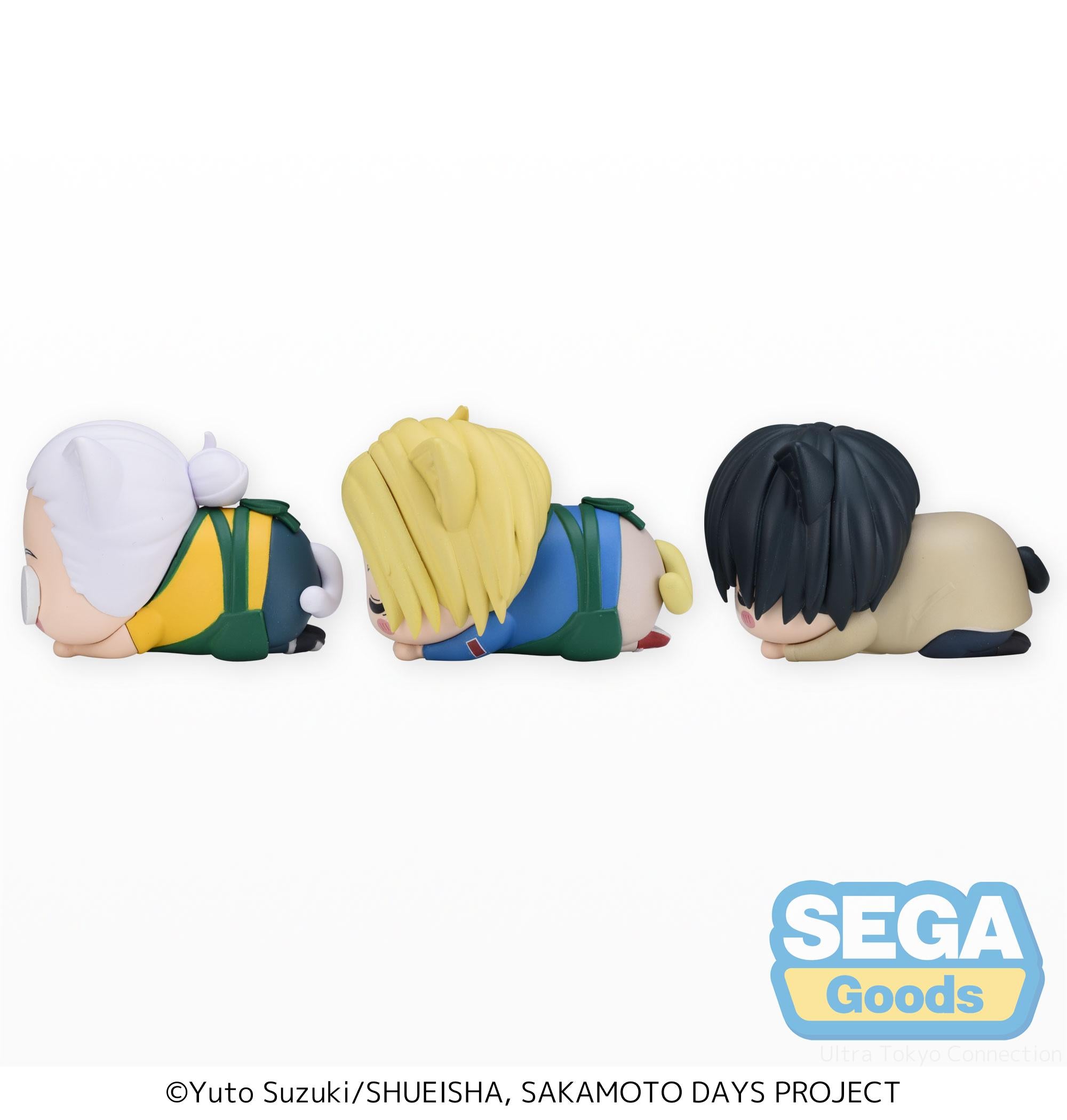 Sakamoto Days Ohiruneko Cat Mini Figure Nagumo Sakamoto Shin by SEGA
