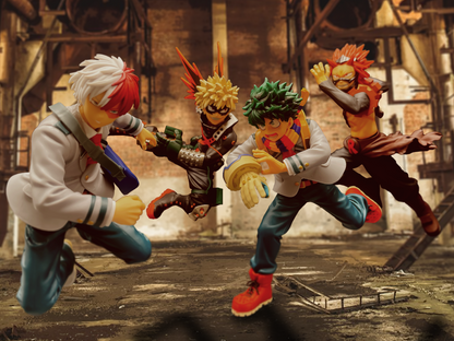 My Hero Academia: Bravegraph Set of 3 Midoriya Bakugo Shoto Original Figures