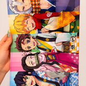 Demon Slayer x Kura Sushi Official A4 Folder
