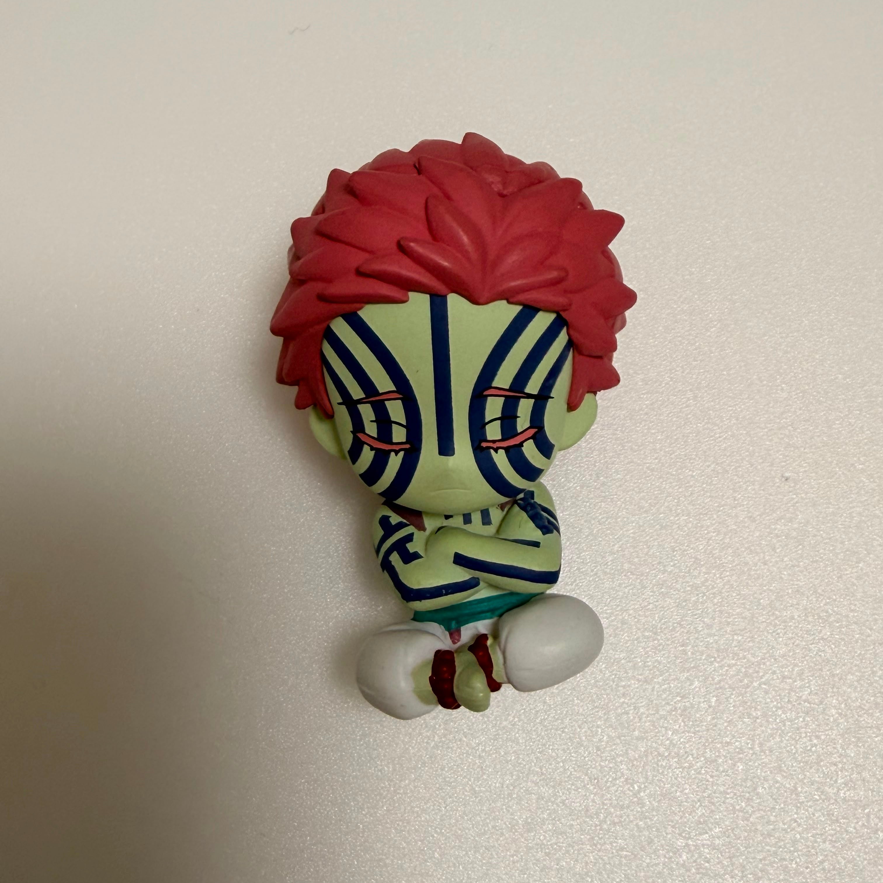 Demon Slayer Akaza Nemurasetai mini figurine by Bandai