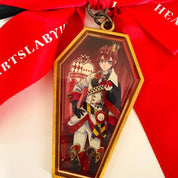 Twisted Wonderland Riddle Rosehearts Ribbon chain charm