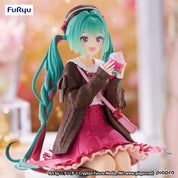 Vocaloid Hatsune Miku Autumn Date Pink Ver. Noodle Stopper Figure by Furyu