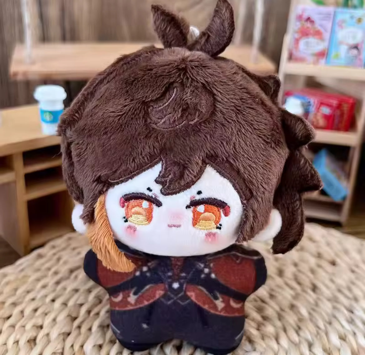 Genshin Impact Zhongli Fanmade Plushie Keychain