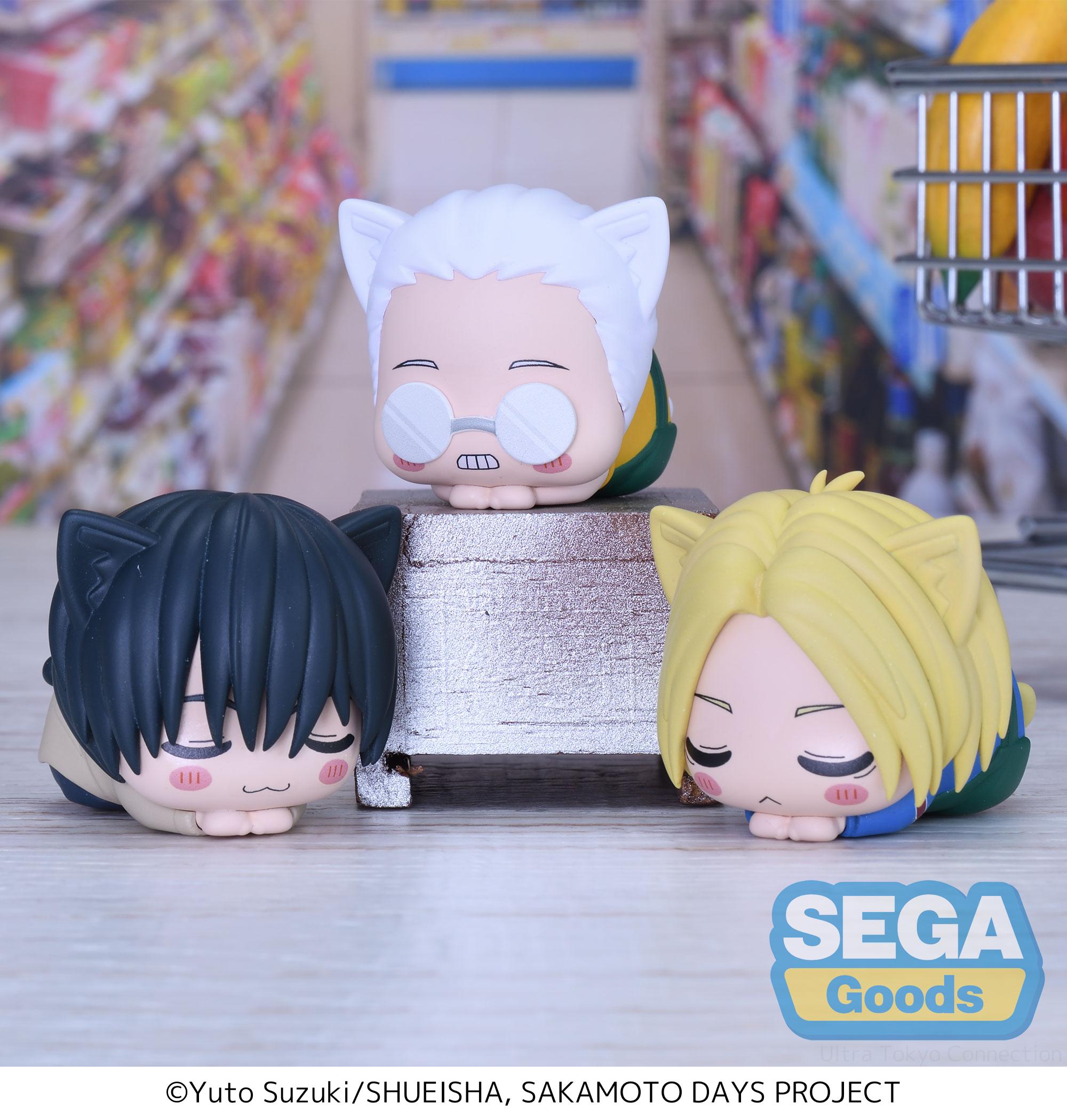Sakamoto Days Ohiruneko Cat Mini Figure Nagumo Sakamoto Shin by SEGA