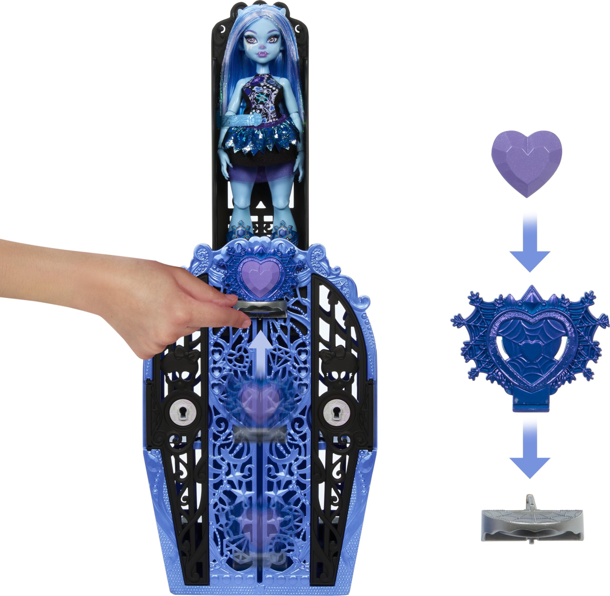 Monster High Skulltimate Secrets 4 Abbey Doll (open)
