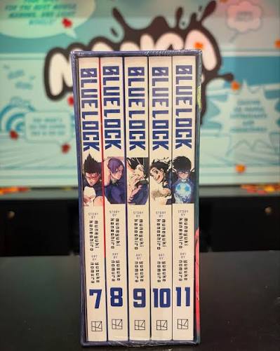 Blue Lock Manga Box Set 2 Vol 7-11 Includes Exclusive Poster ENG