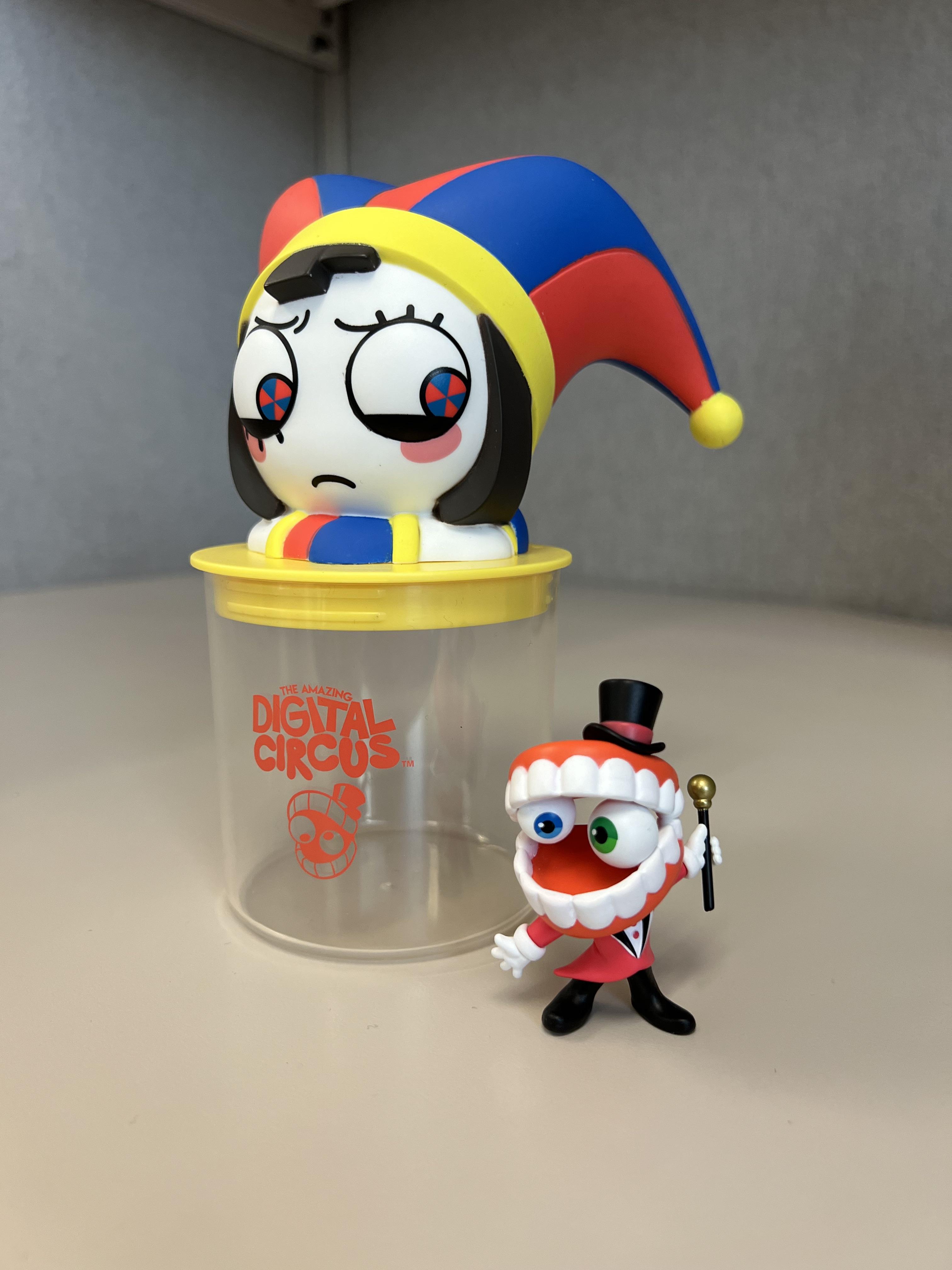 The Amazing Digital Circus Gigo Pomni Cup Container Figure Japan Exclusive