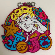 JoJo’s Bizarre Adventure Ichiban Kuji Giorno Giovanna rubber keychain by Bandai