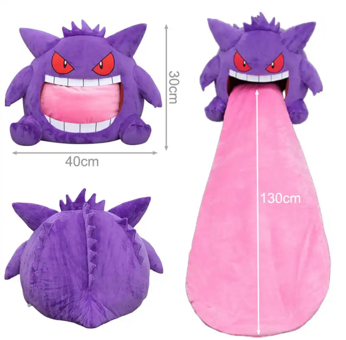 Pokemon: Gengar Pillow Blanket