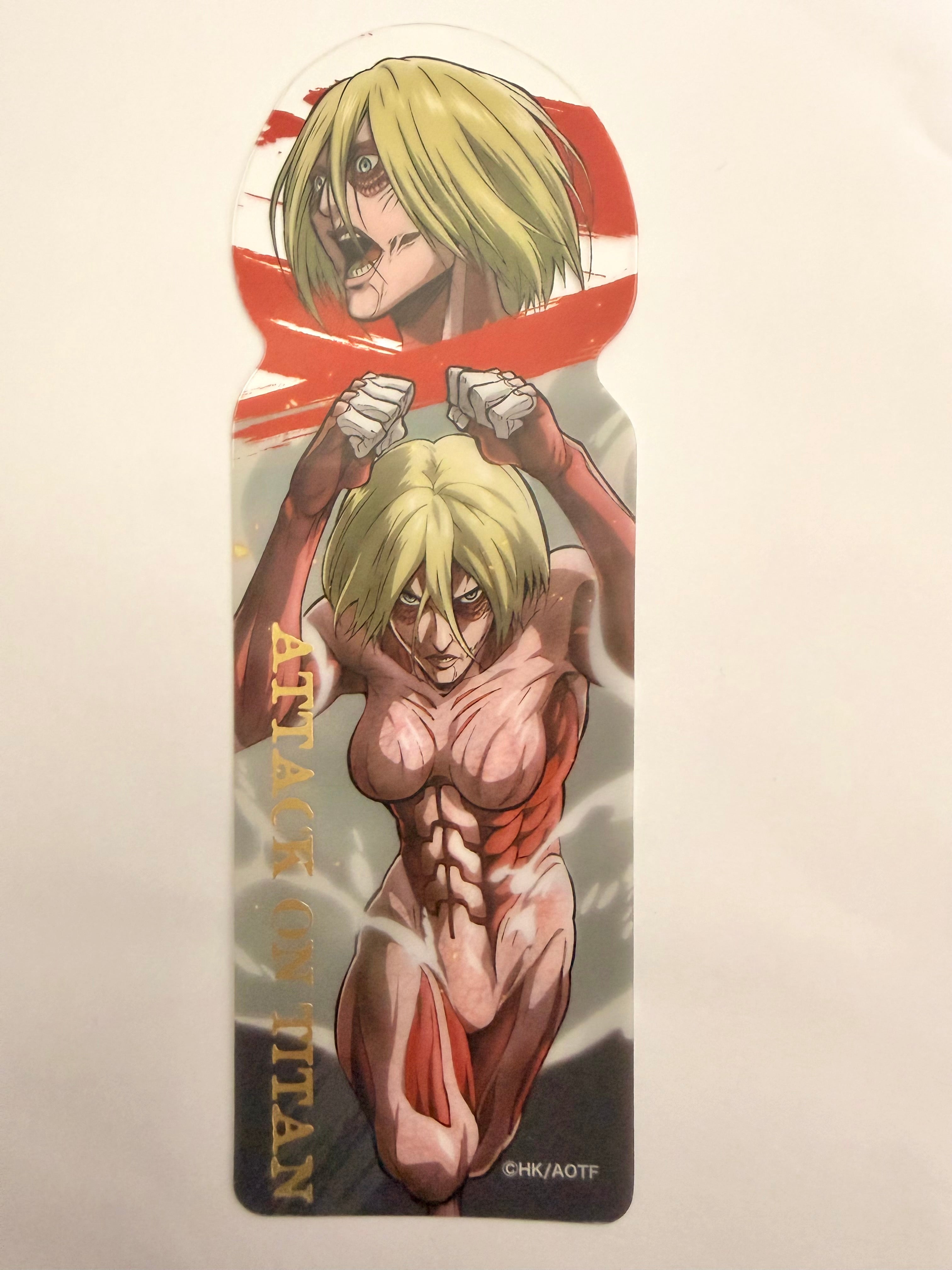 Attack On Titan Anne Official Collector Bookmark 265111