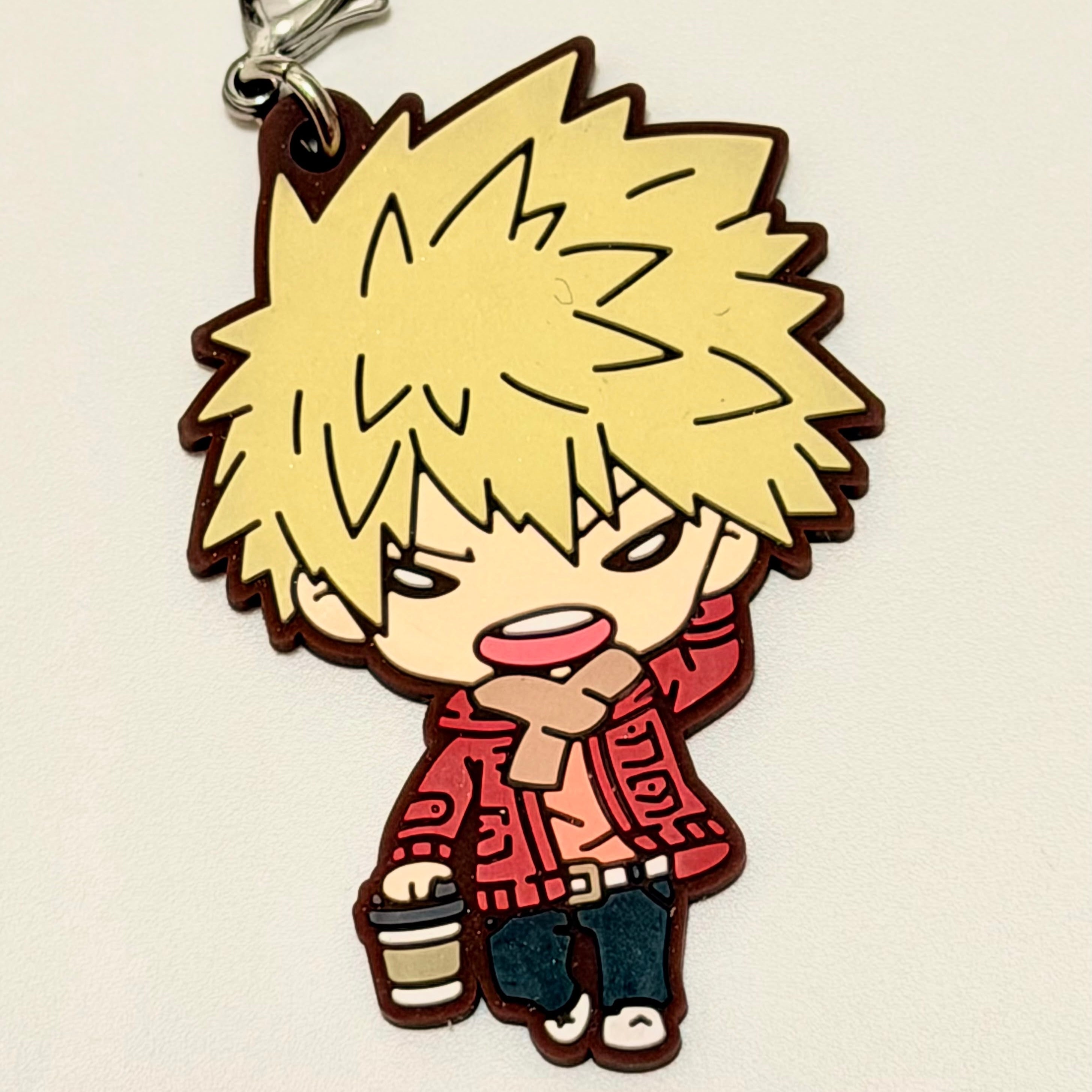 My Hero Academia Katsuki Bakugo rubber keychain by Takara Tomy A.R.T.S
