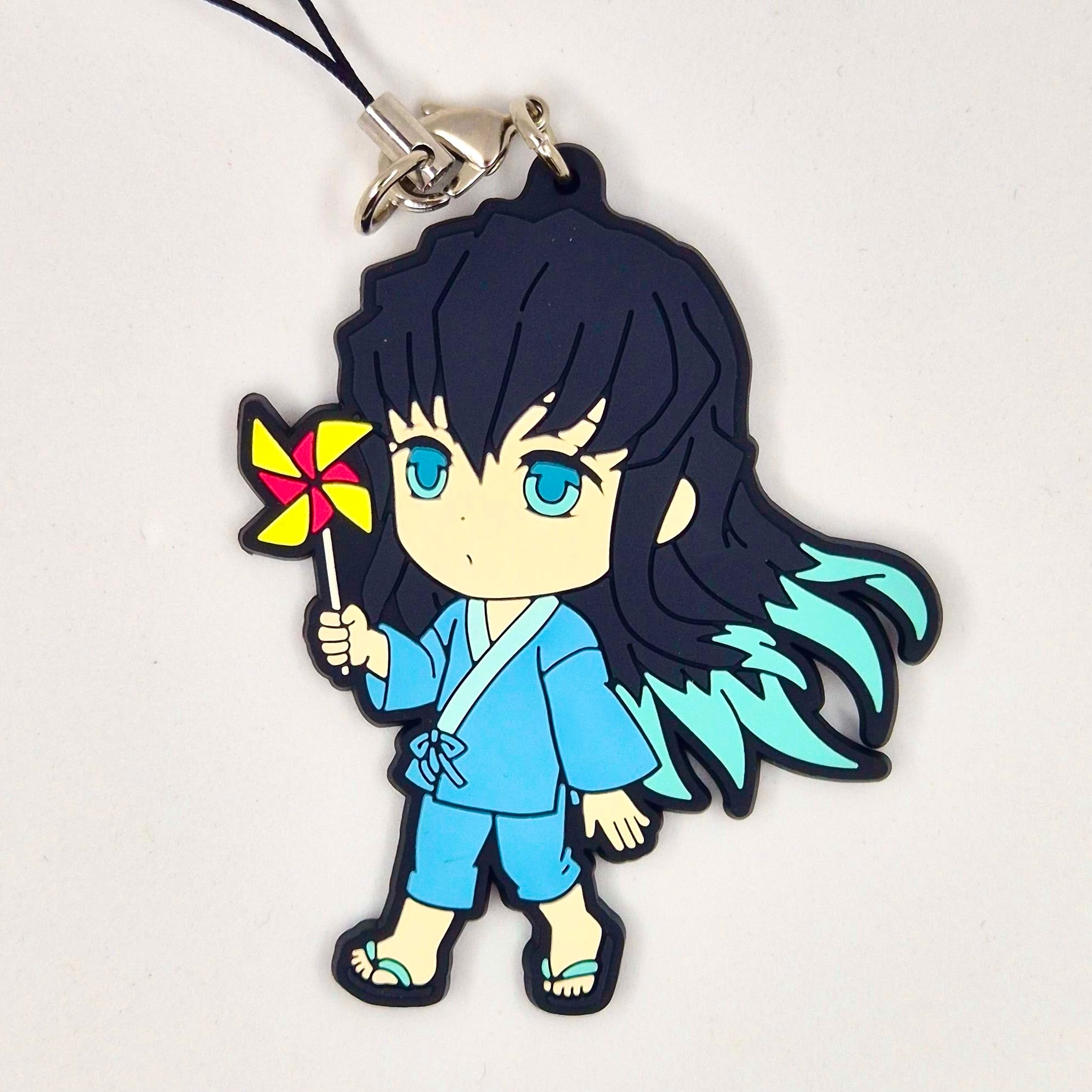 Demon Slayer Ichiban Kuji Tokito Muichiro strap rubber keychain