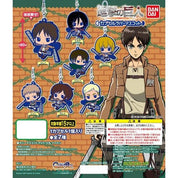 Attack on Titan Character Mascot Rubber Keychain 2014