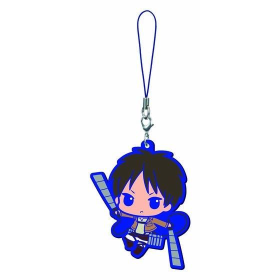 Attack on Titan Character Mascot Rubber Keychain 2014