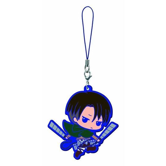 Attack on Titan Character Mascot Rubber Keychain 2014