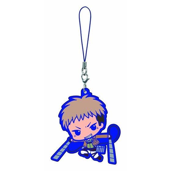 Attack on Titan Character Mascot Rubber Keychain 2014