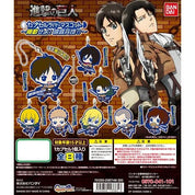 Attack on Titan Character Mascot Rubber Keychain 2017
