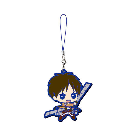 Attack on Titan Character Mascot Rubber Keychain 2017