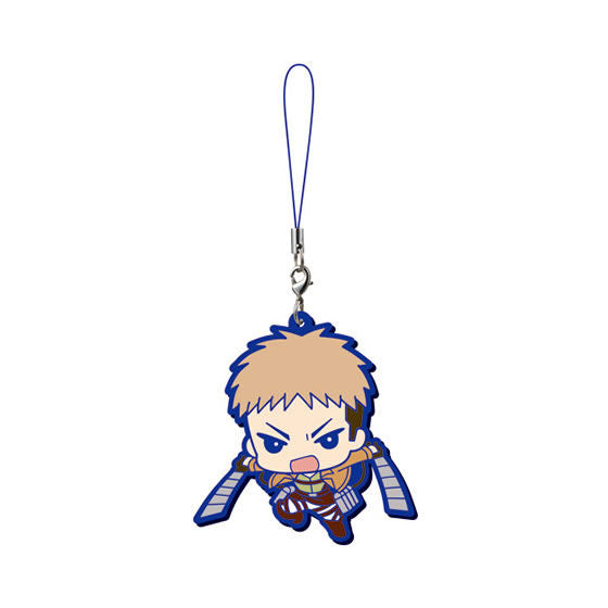Attack on Titan Character Mascot Rubber Keychain 2017