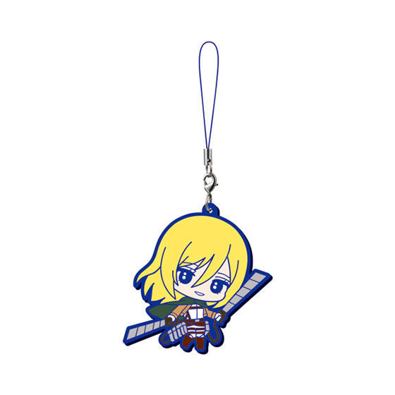 Attack on Titan Character Mascot Rubber Keychain 2017