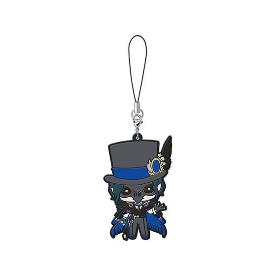 Twisted Wonderland Character Rubber Keychain Gashapon