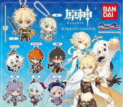 Genshin Impact Mihoyo Childe Tartaglia Fatui Harbinger Rubber Keychain Gashapon
