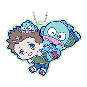 Blue Lock X Sanrio Character Mascot Rubber Keychain Special Collab Gashapon