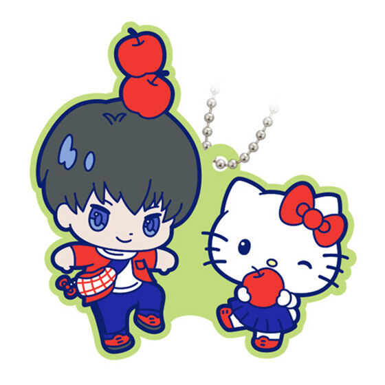 Blue Lock X Sanrio Character Mascot Rubber Keychain Special Collab Gashapon