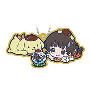 Blue Lock X Sanrio Character Mascot Rubber Keychain Special Collab Gashapon