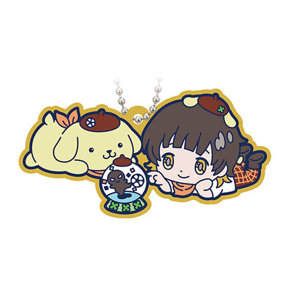 Blue Lock X Sanrio Character Mascot Rubber Keychain Special Collab Gashapon