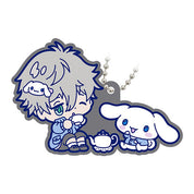 Blue Lock X Sanrio Character Mascot Rubber Keychain Special Collab Gashapon