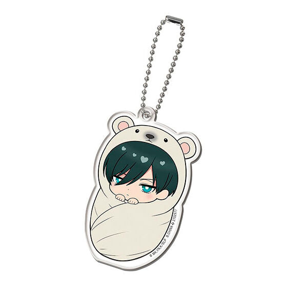 Blue Lock Okurumi Charm Character Mascot Acrylic Keychain Gashapon