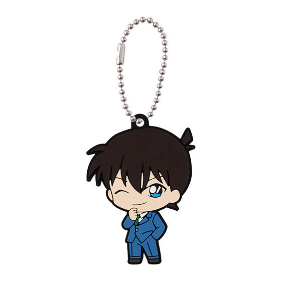 Conan Case Closed Shinichi Mascot Rubber Keychain Gashapon