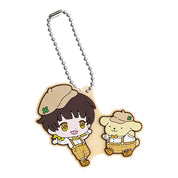 Blue Lock X Sanrio Character Mascot Rubber Keychain Special Collab Gashapon vol.2