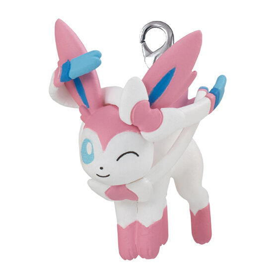 Pokemon Eeveelution Hanging Tsumande Tsunagete Mascot Gashapon Keychain