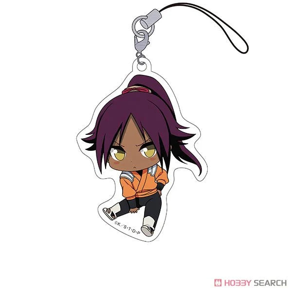 Bleach Yoruichi Petanko Acrylic Strap keychain
