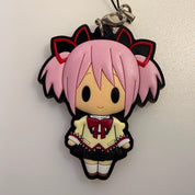 Puella Magi Madoka Magica Madoka Kaname strap rubber keychain by Broccoli