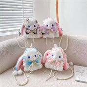 Bunny Plush Purse Pink