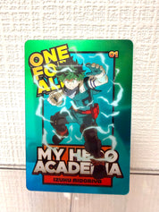 My Hero Academia Midoriya Official Collector Card JP 263114