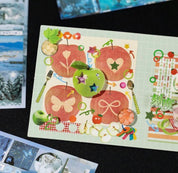 Aesthetic Y2K Rain Days and Jellyfish Shortcake Sticker books 30 pages/book Collage Scrapbook Journaling